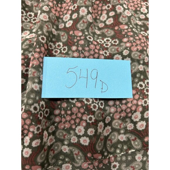 MYTH NYC Floral Sleeveless Pleated Button Front Blouse Sz Small - Picture 8 of 9